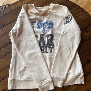 Carhartt, womens size small sweatshirt, beige